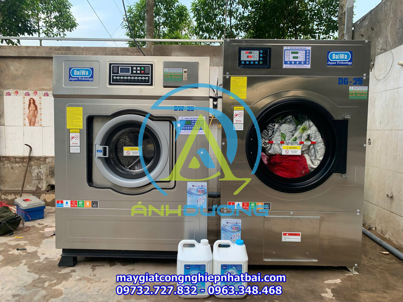 Máy giặt công nghiệp cho khách sạn 50 phòng
